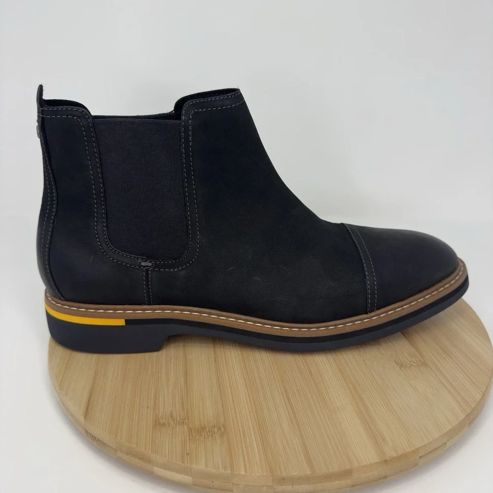 Cole Haan York Chelsea WR Boots Men's 11.5 M Black Waterproof C34163 Leather